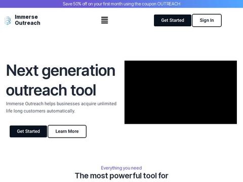 Immerse Outreach Coupons and Promo Code