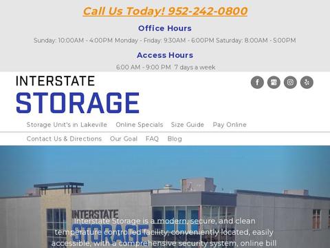 Interstatestorage.Com Coupons and Promo Code