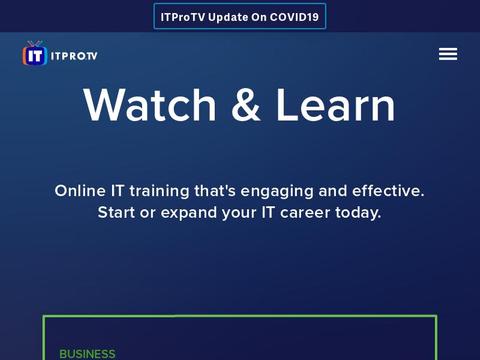 Itpro.Tv Coupons and Promo Code