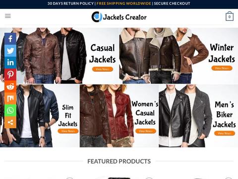 Jacketscreator.Com Coupons and Promo Code