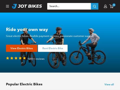 Jot Bikes Coupons and Promo Code