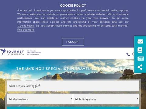 Journeylatinamerica.Co.Uk Coupons and Promo Code