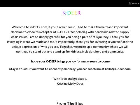 K-DEER Coupons and Promo Code