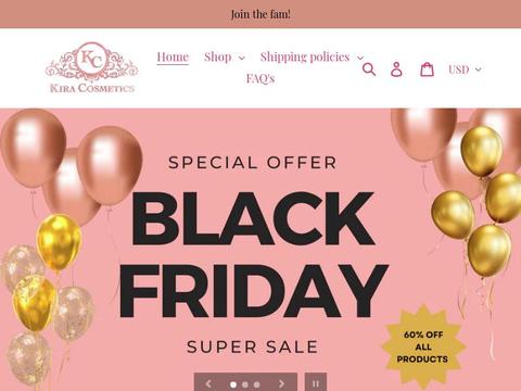 Kira Cosmetics Coupons and Promo Code