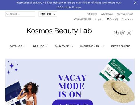Kosmos Beauty Lab Coupons and Promo Code
