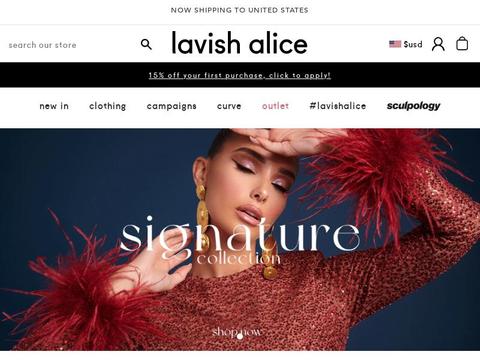 Lavish Alice Coupons and Promo Code