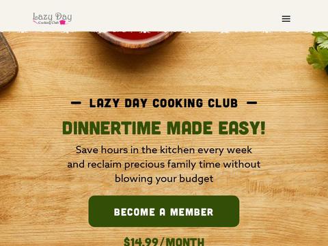 Lazy Day Cooking Club Coupons Lazy Day Cooking Club Coupons and Promo Code