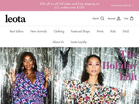 leota Coupons and Promo Code