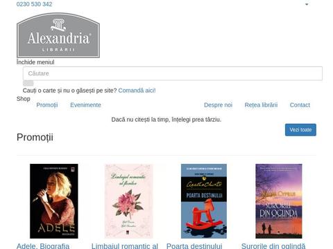 Librariilealexandria.ro Coupons Librariilealexandria.ro Coupons and Promo Code