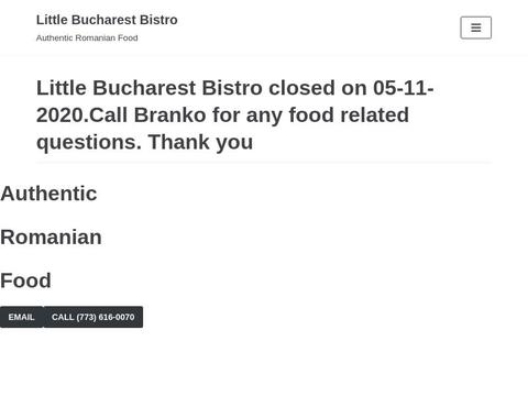 Littlebucharestbistro.Com Coupons and Promo Code