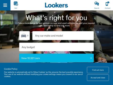 Lookers.Co.Uk Coupons and Promo Code