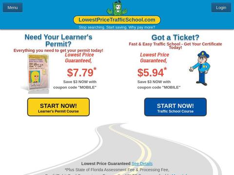Lowestpricetrafficschool.com Coupons and Promo Code