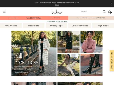 Lulus.com Coupons and Promo Code