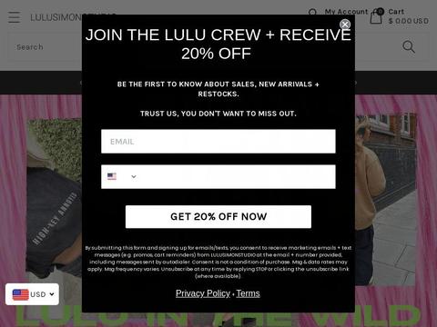 lulusimonstudio Coupons and Promo Code