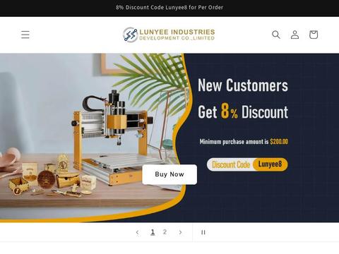 Lunyee CNC Coupons and Promo Code