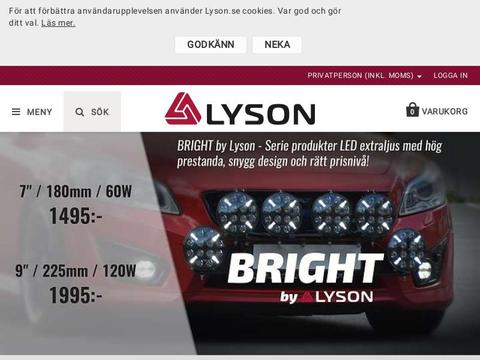 Lyson.Se Coupons and Promo Code