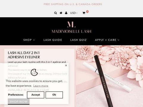 Mademoiselle Lash Coupons and Promo Code