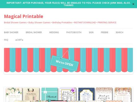 Magicalprintable.Com Coupons and Promo Code