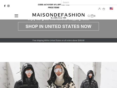 Maison De Fashion Coupons and Promo Code
