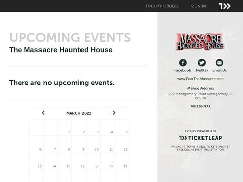 Massacre.Ticketleap.Com Coupons and Promo Code