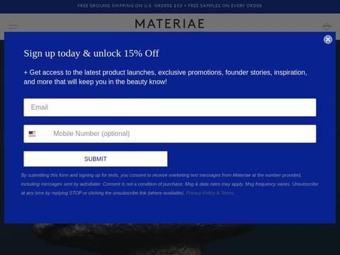 Materiae Coupons and Promo Code