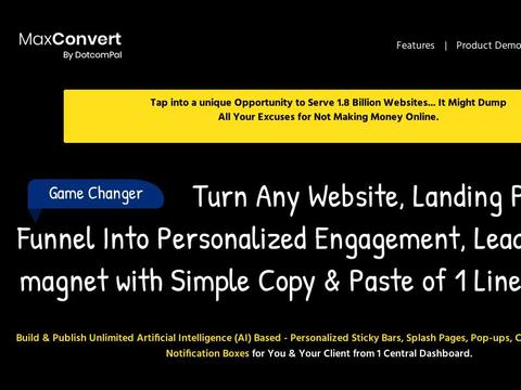 Maxconvert.Io Coupons and Promo Code