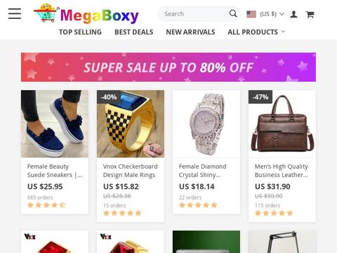 Megaboxy.com Coupons and Promo Code