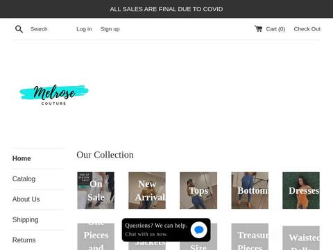 Melrose-Couture.Com Coupons and Promo Code