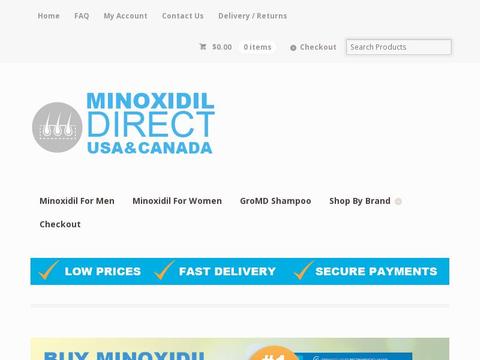 Minoxidildirect.Com Coupons and Promo Code