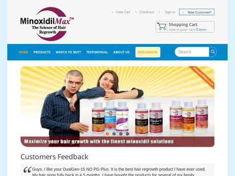 Minoxidilmax.Com Coupons and Promo Code