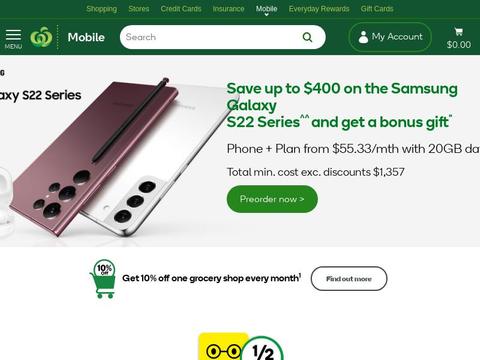 Mobile.woolworths.com.au Coupons and Promo Code