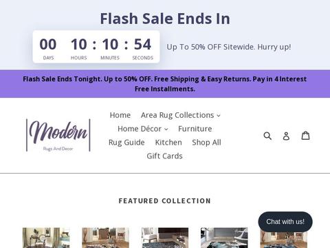 Modernrugsanddecor.Com Coupons and Promo Code
