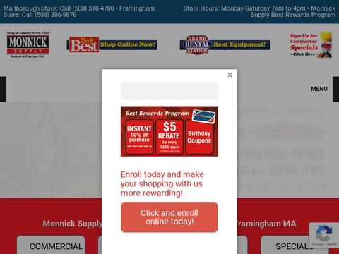 Monnicksupply.Com Coupons and Promo Code