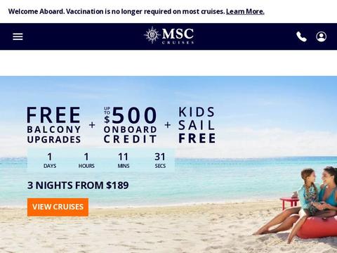 35% OFF MSC Cruises Discount Code | Black Friday Promo Code | Nov-2023