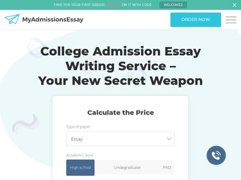Myadmissionsessay.Com Coupons and Promo Code