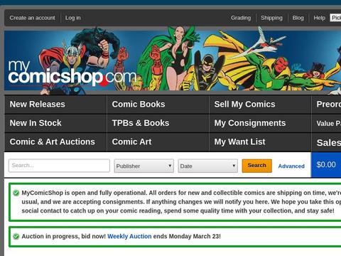Mycomicshop.Com Coupons and Promo Code