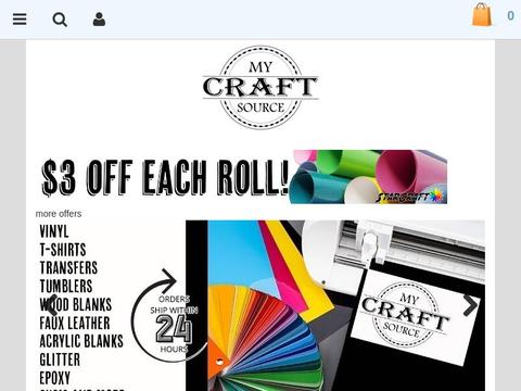 Mycraftsource.Com Coupons and Promo Code