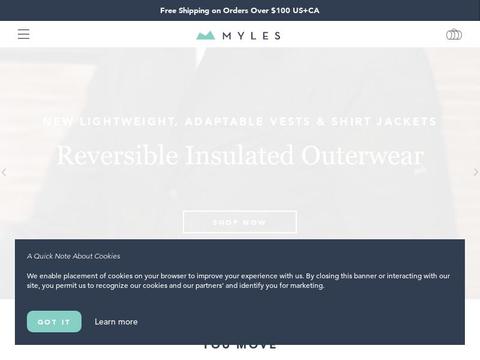 Myles Apparel Coupons and Promo Code