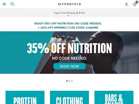 MyProtein CA Coupons and Promo Code