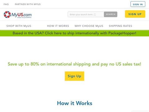 MyUS.com Coupons and Promo Code