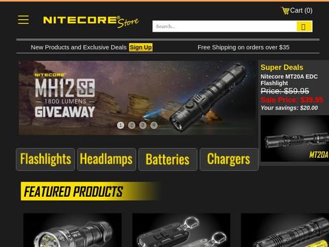 NITECORE Store Coupons and Promo Code