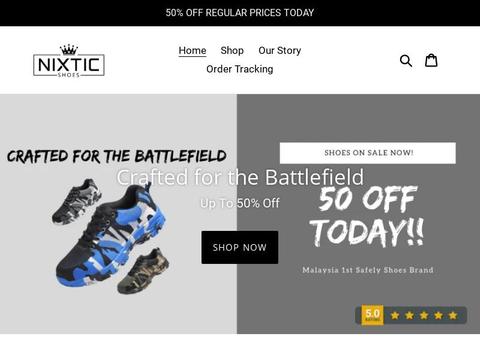 Nixtic Shoes Coupons Nixtic Shoes Coupons and Promo Code