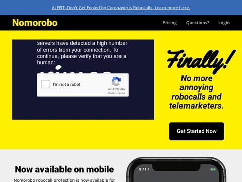 Nomorobo.Com Coupons and Promo Code