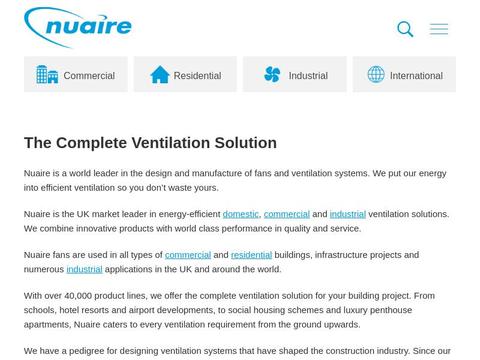 Nuaire.Co.Uk Coupons and Promo Code