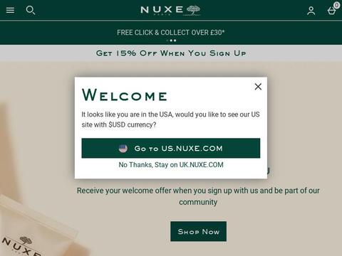 Nuxe Coupons and Promo Code