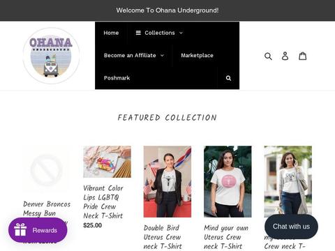 Ohana Underground Coupons and Promo Code