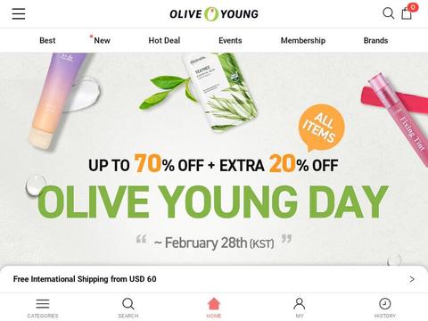OLIVE YOUNG Coupons and Promo Code