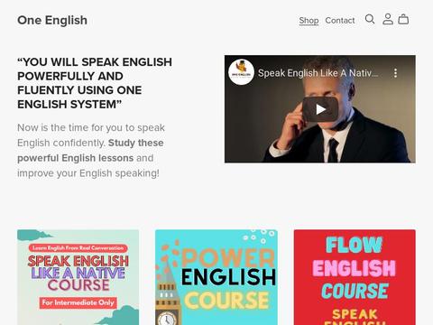 One English UK Coupons and Promo Code