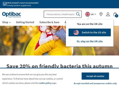 Optibac Probiotics Coupons and Promo Code