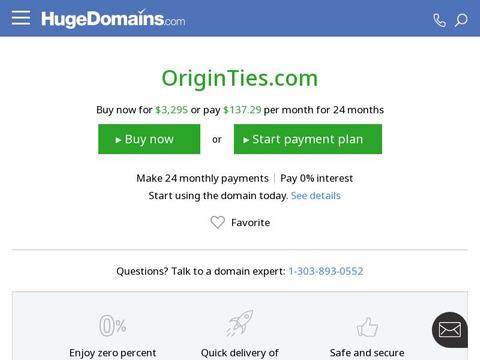 ORIGINTIES Coupons and Promo Code